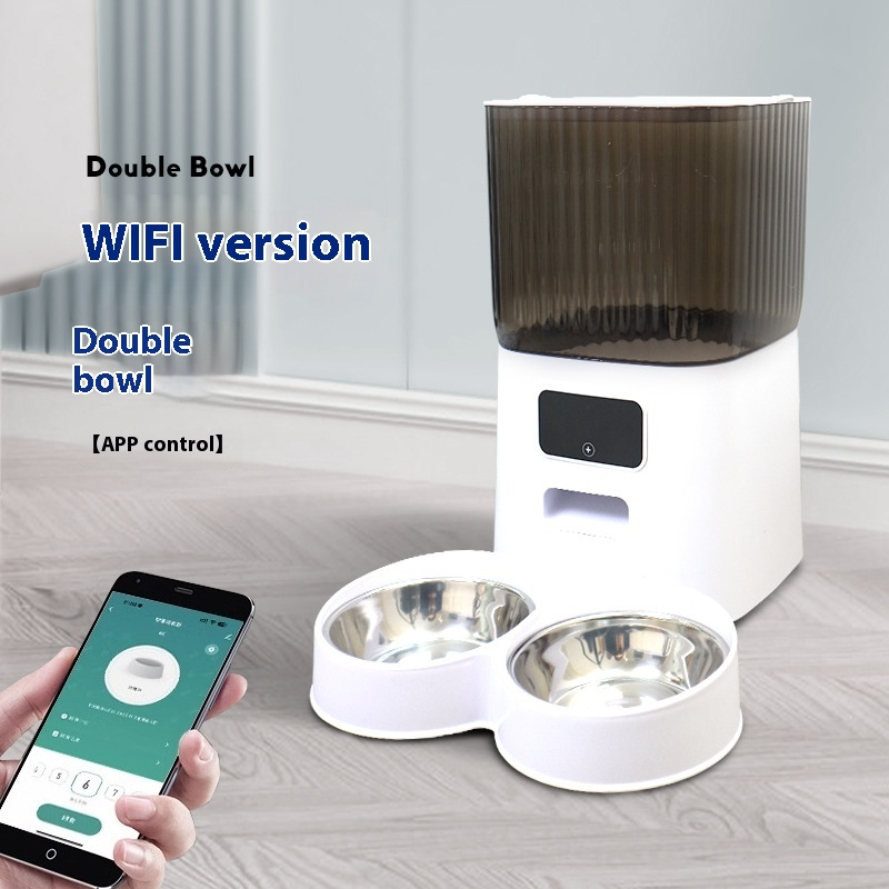 Comedero Automático Inteligente para Perros y Gatos con WIFI y Cámara HD