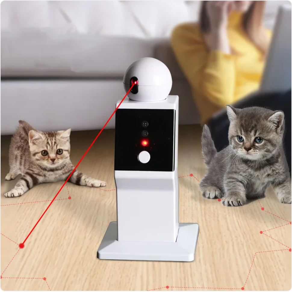 PawBot™ Robot Interactivo para Perros y Gatos con Cámara HD