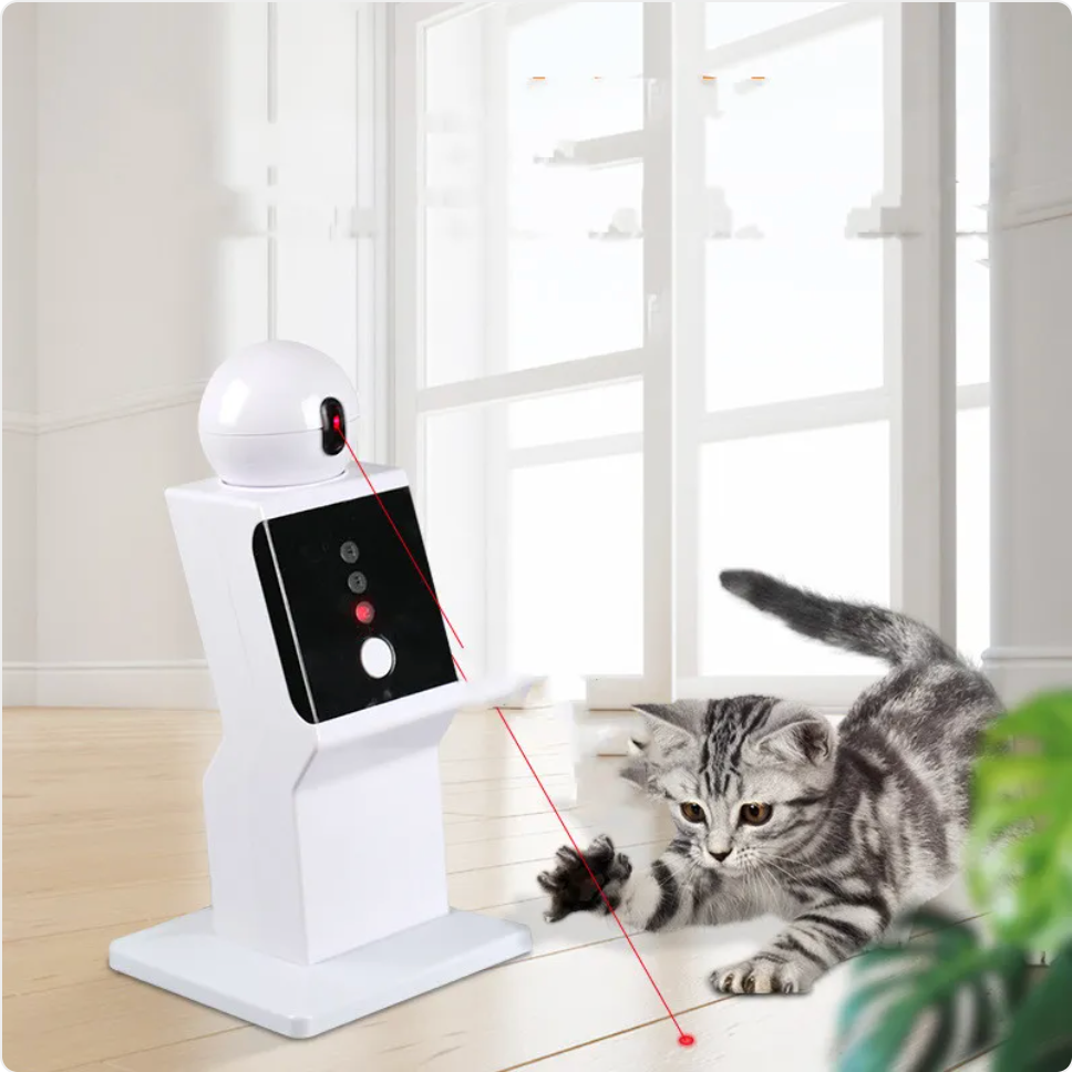 PawBot™ Robot Interactivo para Perros y Gatos con Cámara HD