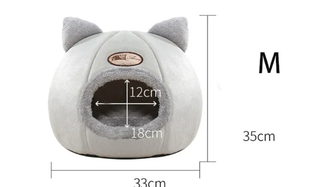 CozyNest Cueva Premium para Gatos y Perros Pequeños